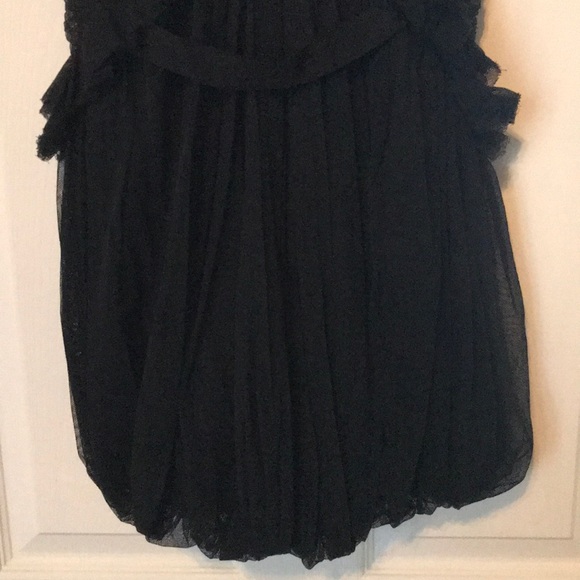 Elizabeth and James strapless dress black tulle - Picture 3 of 5